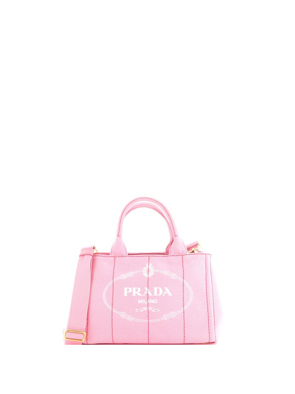 Prada Canapa Convertible Tote Canvas #331736P96B